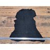 Peau de chèvre végétal nubuck naturel - noir - Cuir en Stock