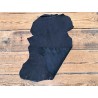 Peau de chèvre végétal nubuck naturel - noir - Cuir en Stock