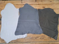 Lot de 3 peaux de cuir stretch - vêtement - divers - cuirenstock