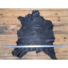 Peau de cuir de chèvre grain naturel - Noir - maroquinerie