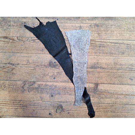 2 peaux uniques - Cabillaud - Cuir en Stock
