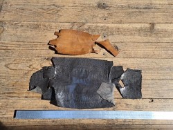 Lot de 2 peaux de cuir de lézard - D - Cuirenstock