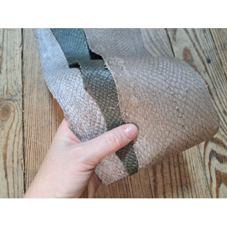 3 peaux uniques - Saumon - H - Cuir en Stock