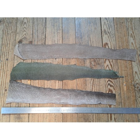 3 peaux uniques - Saumon - H - Cuir en Stock