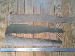 3 peaux uniques - Saumon - H - Cuir en Stock