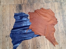 Lot de 2 peaux de cuir à petit prix - Bonnes affaires - Cuir en Stock