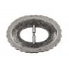 Passant de ceinture ovale argent vieilli Cuirenstock