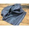 Demi-peau de cuir de veau lisse gris Cuirenstock