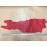 peau de cuir de requin rouge Cuir en stock