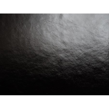morceau de cuir de veau vernis noir cuir en stock