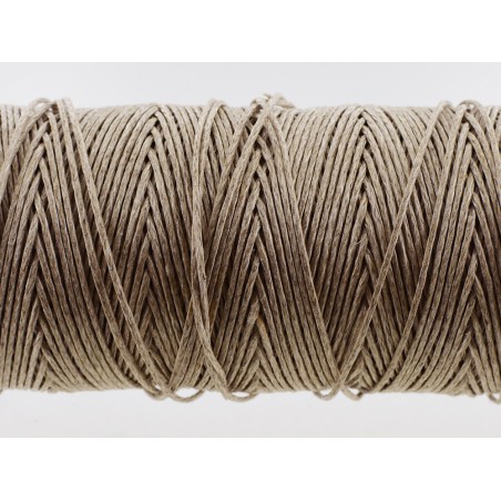 Fil de lin naturel tressé couture main maroquinerie sellerie Cuir ne stock