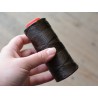 Fil ciré marron travail du cuir couture et accessoires Cuir en Stock