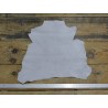 Peau de cuir de chèvre velours gris clair- Cuir en Stock
