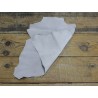 Peau de cuir de chèvre velours gris clair- Cuir en Stock
