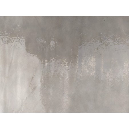 Morceau de cuir de veau vernis - GRIS - Cuirenstock
