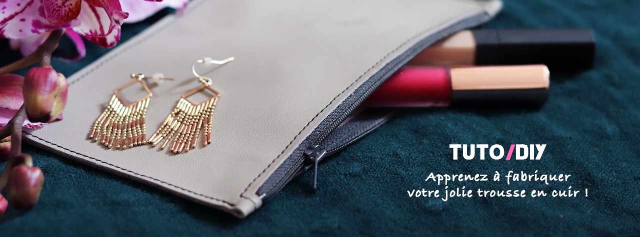 tuto dia trousse en cuir fabriquer une pochette en cuir