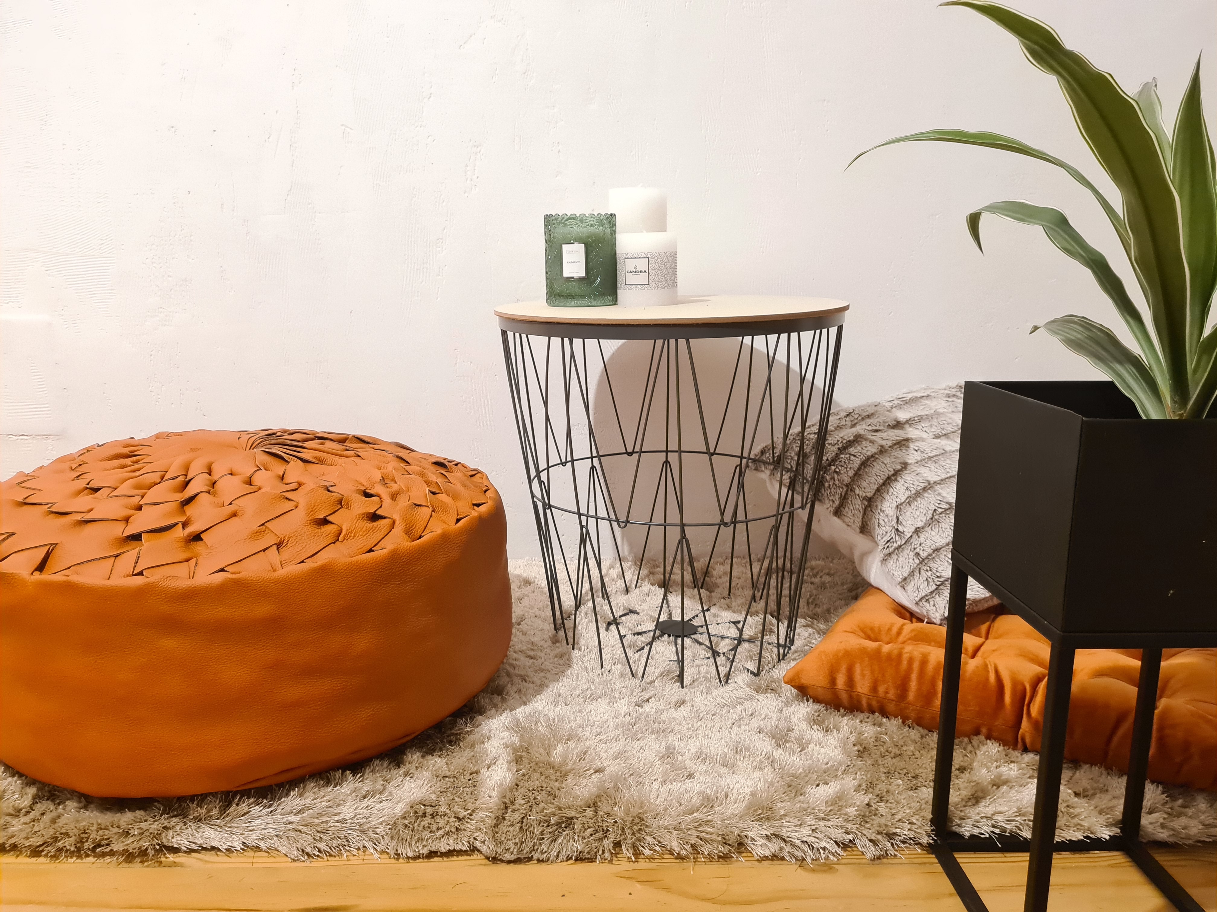 Tutoriel diy pouf tressé en cuir - Cuir en Stock