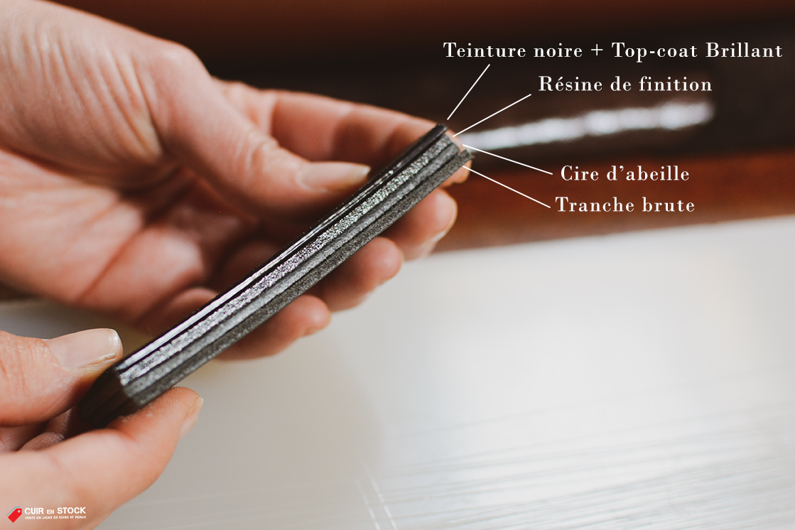 Travail des tranches du cuir - Guide pas à pas DIY - Cuir en Stock