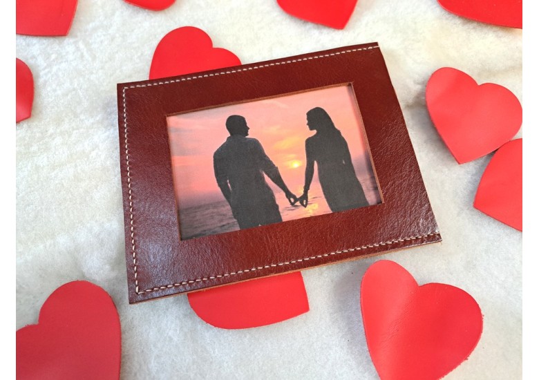 TUTO : Le cadre photo en cuir !
