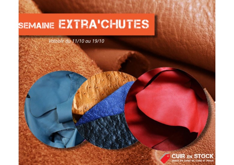 🎉 Semaine EXTRA’Chutes : -50% sur toutes nos chutes de cuir ressourcées !